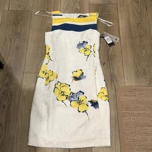 Karl Lagerfeld Paris Women's Floral Sheath Dress Size 0 NWT